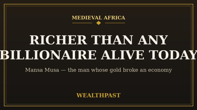 Mansa Musa — Richer Than Any Billionaire Alive