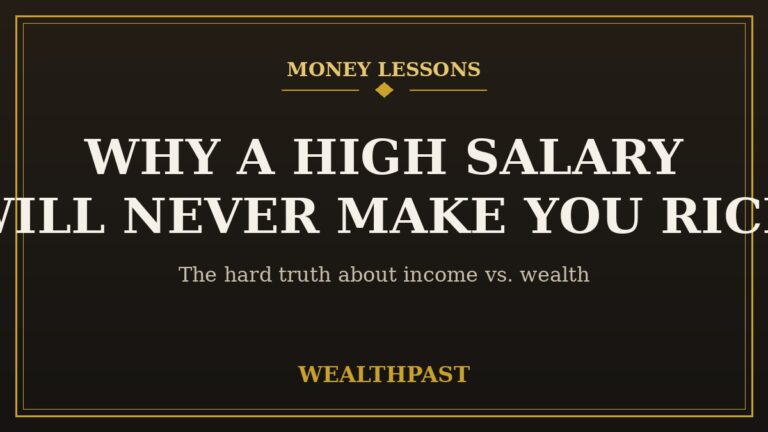 Why a High Salary Will Never Make You Rich